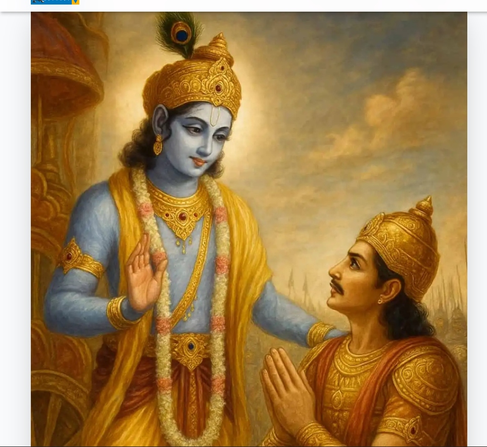 Krishna and Arjuna